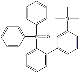 (3'-Trimethylsilylbiphenyl-2-yl)diphenylphosphine oxide Struktur