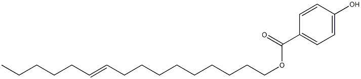 4-Hydroxybenzoic acid 10-hexadecenyl ester Struktur