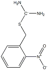 Diamino[(2-nitrophenylmethyl)thio]methylium Struktur