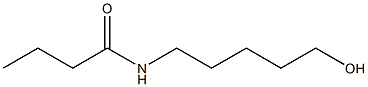 N-(5-Hydroxypentyl)butyramide Struktur