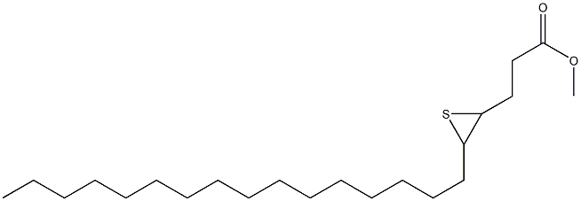 4,5-Epithiohenicosanoic acid methyl ester Struktur