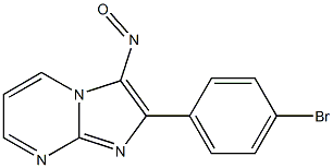 2-(4-Bromophenyl)-3-nitrosoimidazo[1,2-a]pyrimidine Struktur