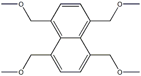 1,4,5,8-Tetrakis(methoxymethyl)naphthalene Struktur