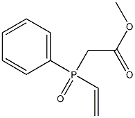 (2-Methoxy-2-oxoethyl)phenylvinylphosphine oxide Struktur