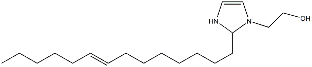 2-(8-Tetradecenyl)-4-imidazoline-1-ethanol Struktur