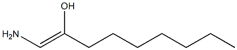 1-Amino-1-nonen-2-ol Struktur