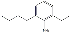 2-Butyl-6-ethylaniline Struktur