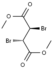 (2R,3S)-2,3-Dibromosuccinic acid dimethyl ester Struktur