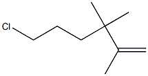 6-Chloro-2,3,3-trimethyl-1-hexene Struktur