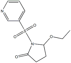 5-Ethoxy-1-(3-pyridylsulfonyl)pyrrolidin-2-one Struktur