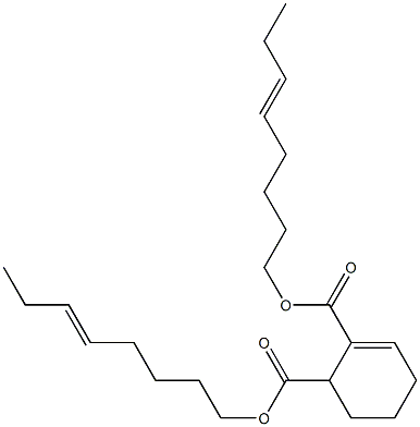 2-Cyclohexene-1,2-dicarboxylic acid bis(5-octenyl) ester Struktur