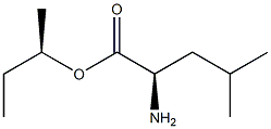 (R)-2-Amino-4-methylpentanoic acid (R)-1-methylpropyl ester Struktur