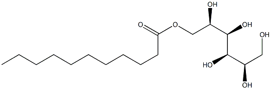 D-Mannitol 1-undecanoate Struktur