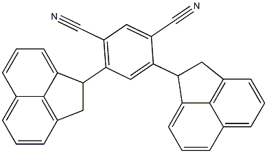 4,6-Di(acenaphthen-1-yl)-1,3-benzenedicarbonitrile Struktur