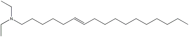 N,N-Diethyl-6-heptadecen-1-amine Struktur