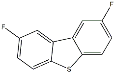 2,8-Difluorodibenzothiophene Struktur