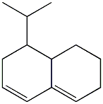 3,4,4a,5,6,7-Hexahydro-4-isopropylnaphthalene Struktur