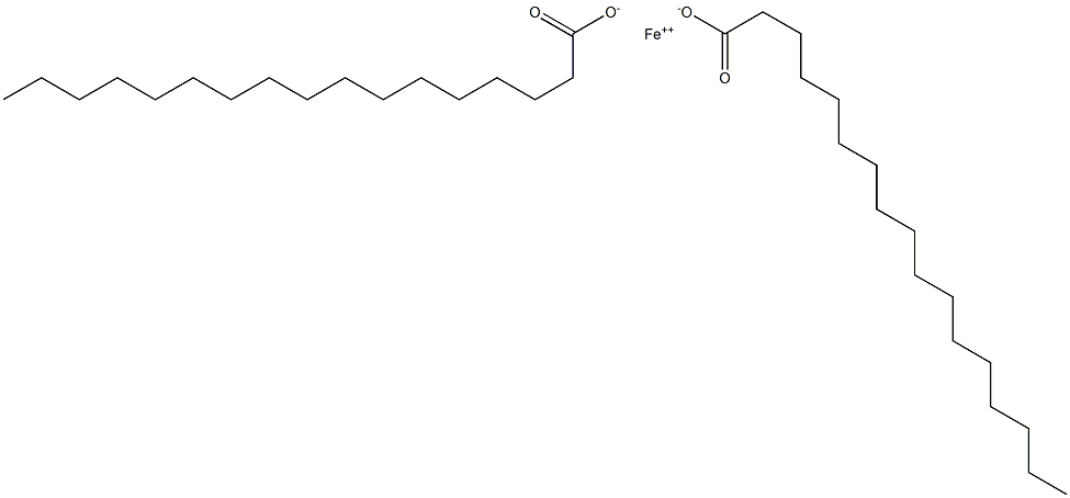 Diheptadecanoic acid iron(II) salt Struktur