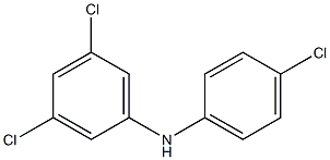 3,5-Dichlorophenyl 4-chlorophenylamine Struktur