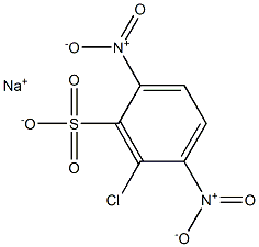 6-Chloro-2,5-dinitrobenzenesulfonic acid sodium salt Struktur