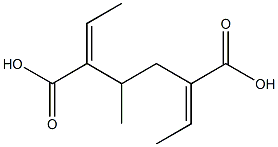 Bis[(Z)-2-butenoic acid]1-methyl-1,2-ethanediyl ester Struktur