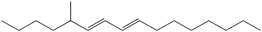 (3E,5E)-2-Butyl-3,5-tridecadiene Struktur