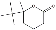 Tetrahydro-6-methyl-6-tert-butyl-2H-pyran-2-one Struktur