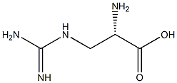 3-Guanidino-L-alanine Struktur