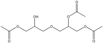 Triacetic acid 6-hydroxy-4-oxaheptane-1,2,7-triyl ester Struktur