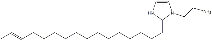 1-(2-Aminoethyl)-2-(14-hexadecenyl)-4-imidazoline Struktur