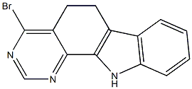 4-Bromo-6,11-dihydro-5H-pyrimido[4,5-a]carbazole Struktur