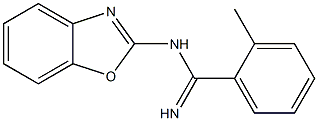 N1-(Benzoxazol-2-yl)-2-methylbenzamidine Struktur