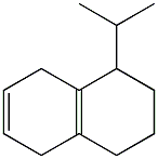 1,2,3,4,5,8-Hexahydro-1-isopropylnaphthalene Struktur