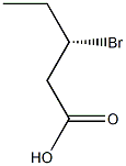 [S,(+)]-3-Bromovaleric acid Struktur