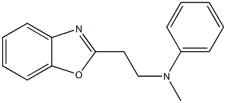 2-[2-(Methylphenylamino)ethyl]benzoxazole Struktur