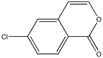 6-Chloro-1H-2-benzopyran-1-one Struktur