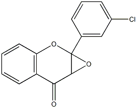 2,3-Epoxy-2,3-dihydro-5'-chloroflavone Struktur