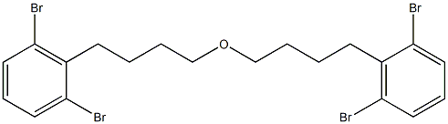 2,6-Dibromophenylbutyl ether Struktur