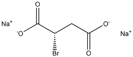 [S,(-)]-2-Bromosuccinic acid disodium salt Struktur