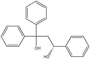 [R,(+)]-1,1,3-Triphenyl-1,3-propanediol Struktur