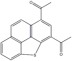 3,5-Diacetylphenanthro[4,5-bcd]thiophene Struktur