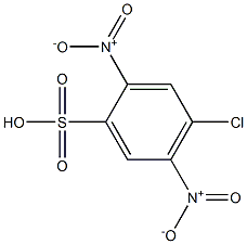 4-Chloro-2,5-dinitrobenzenesulfonic acid Struktur