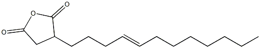 2-(4-Dodecenyl)succinic anhydride Struktur