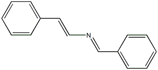 (E)-N-[(E)-Benzylidene]-2-phenylethenamine Struktur