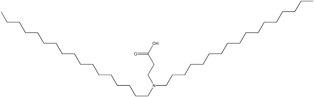 3-(Diheptadecylamino)propanoic acid Struktur