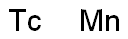 Manganese technetium Struktur