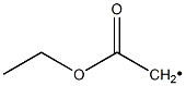 Ethoxycarbonylmethyl radical Struktur