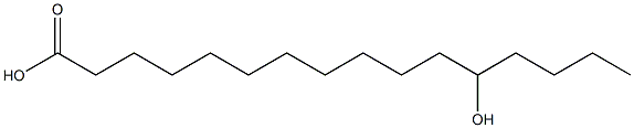 12-Hydroxypalmitic acid Struktur