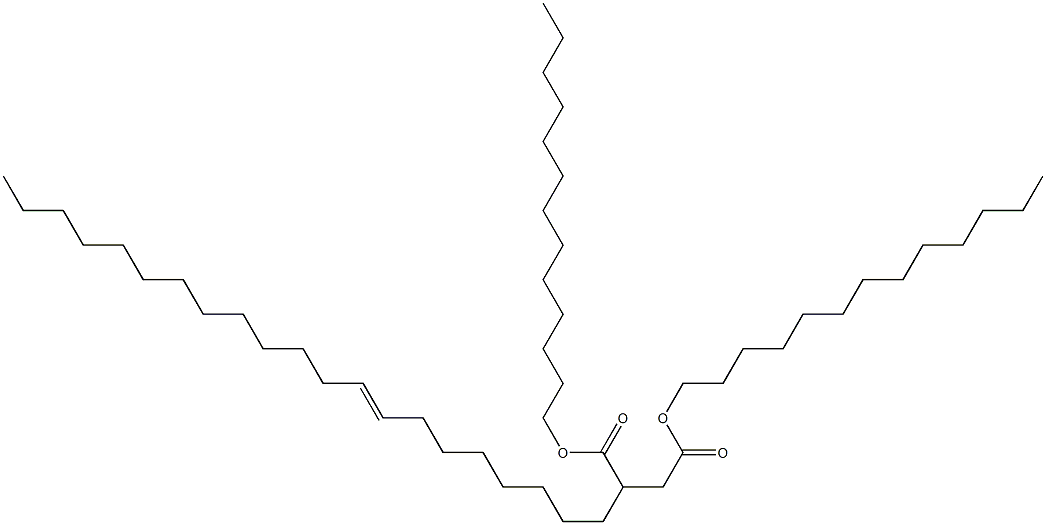 2-(8-Henicosenyl)succinic acid ditridecyl ester Struktur