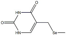 5-Methylselenomethyluracil Struktur